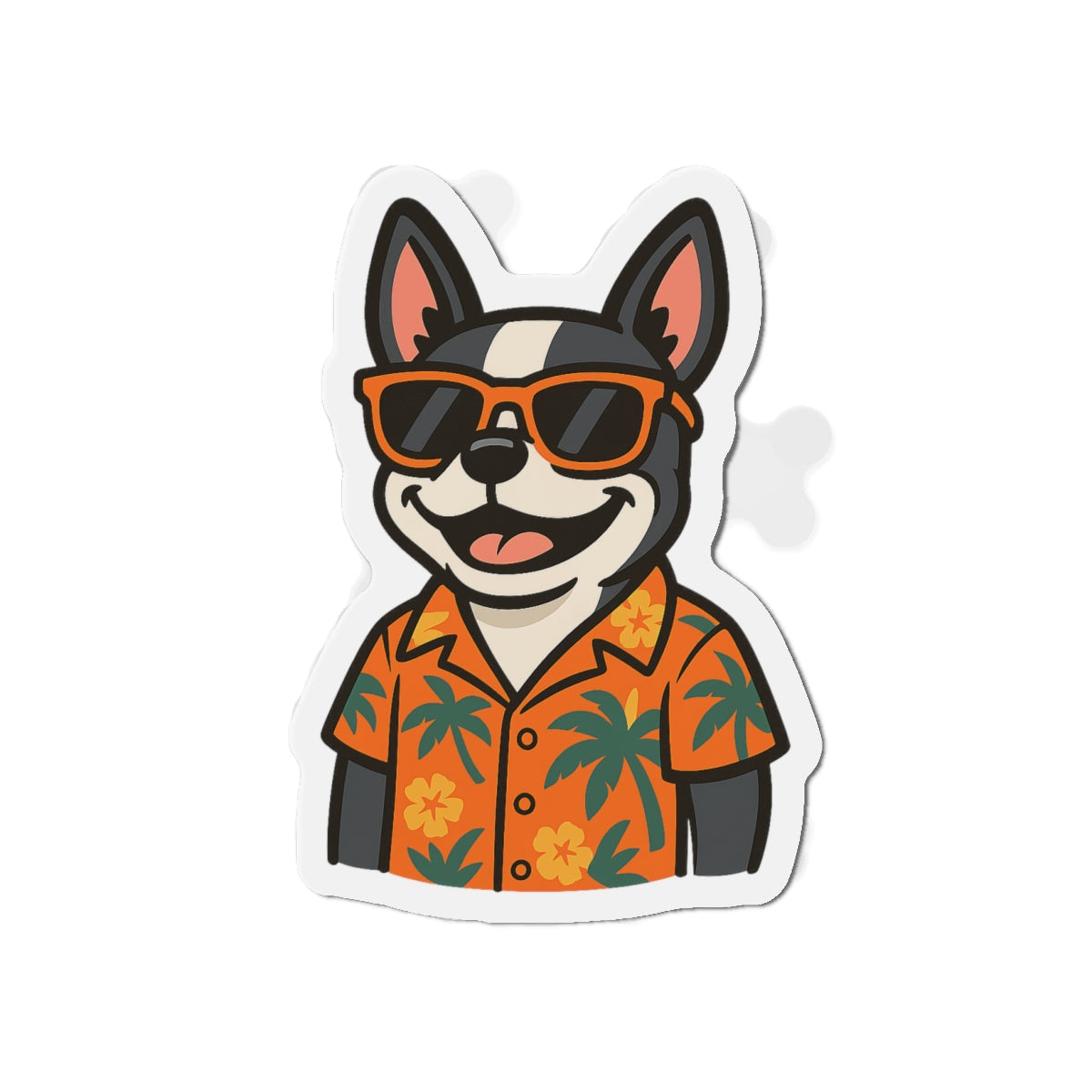 Tropical Boston Terrier