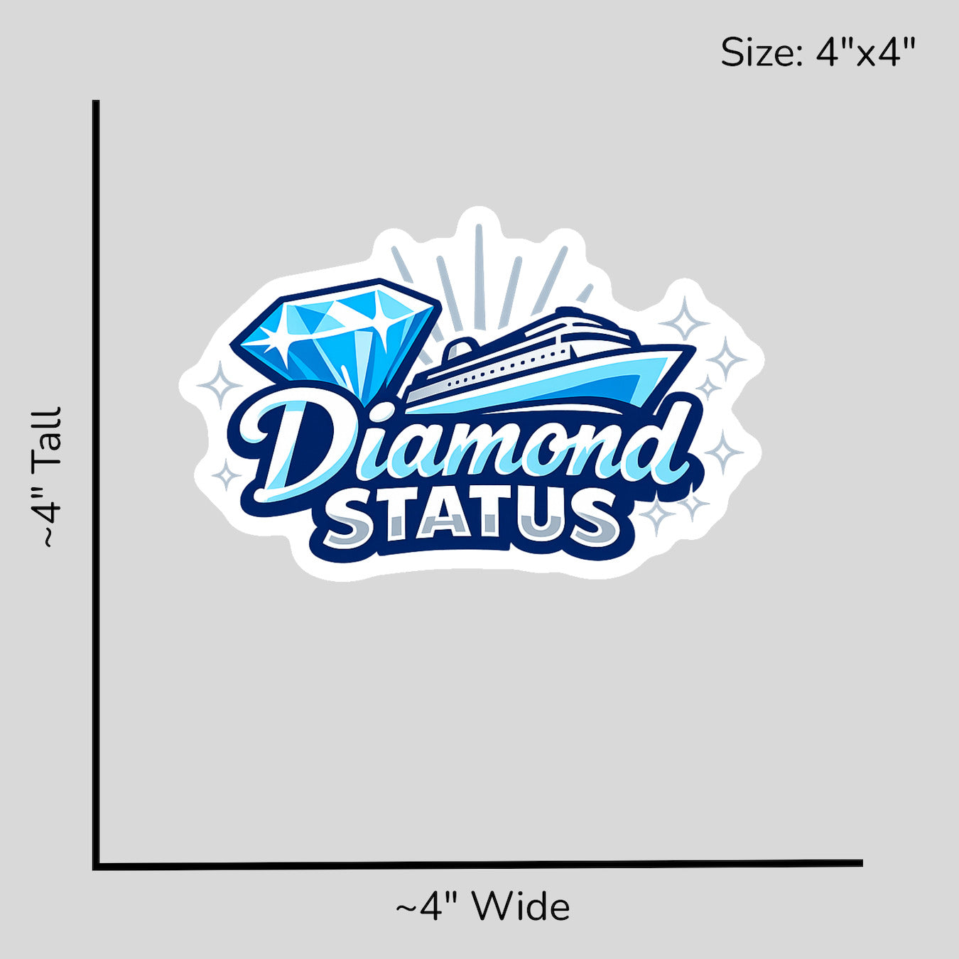 Diamond Cruiser - Size Reference Mockup