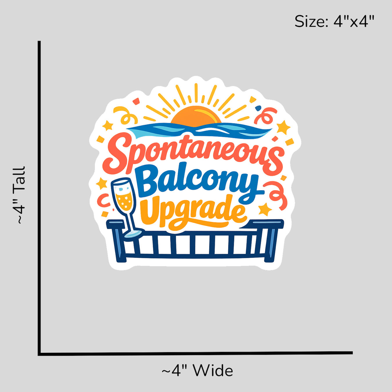 Spontaneous Balcony Upgrade - Size Reference Mockup