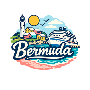 Bermuda Bliss - Bordered Artwork