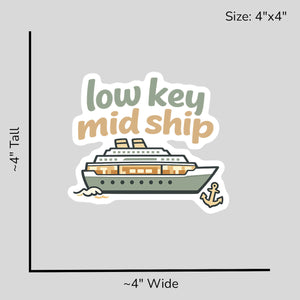 Low Key Mid Ship - Size Reference Mockup