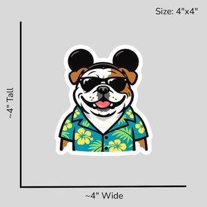 Magic English Bulldog - Size Reference Mockup