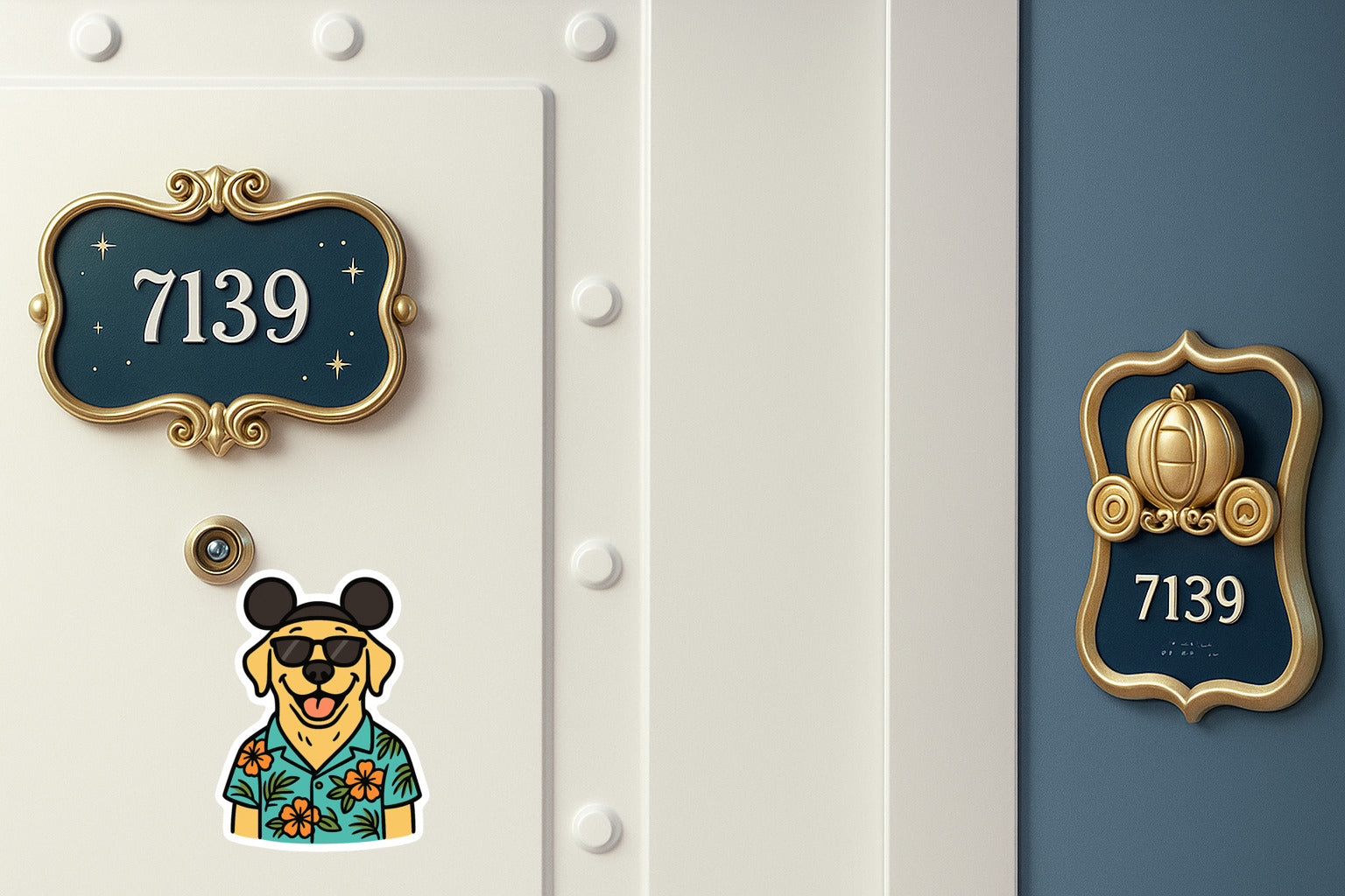 Magic Yellow Lab - Door Style 2 Mockup