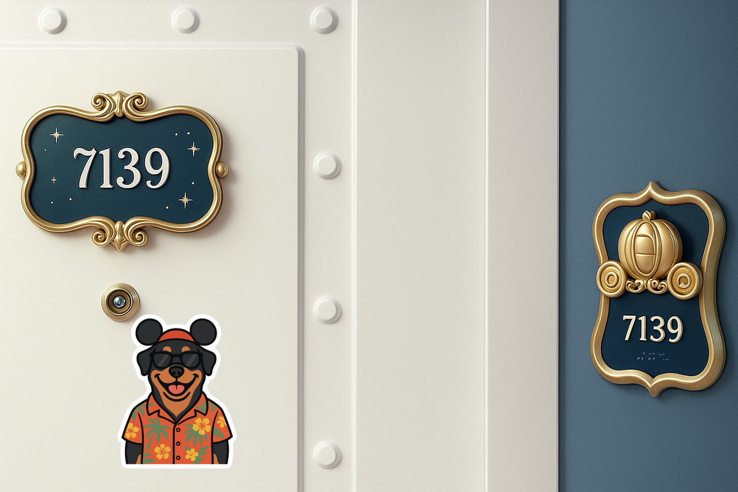Magic Rottweiler - Door Style 2 Mockup