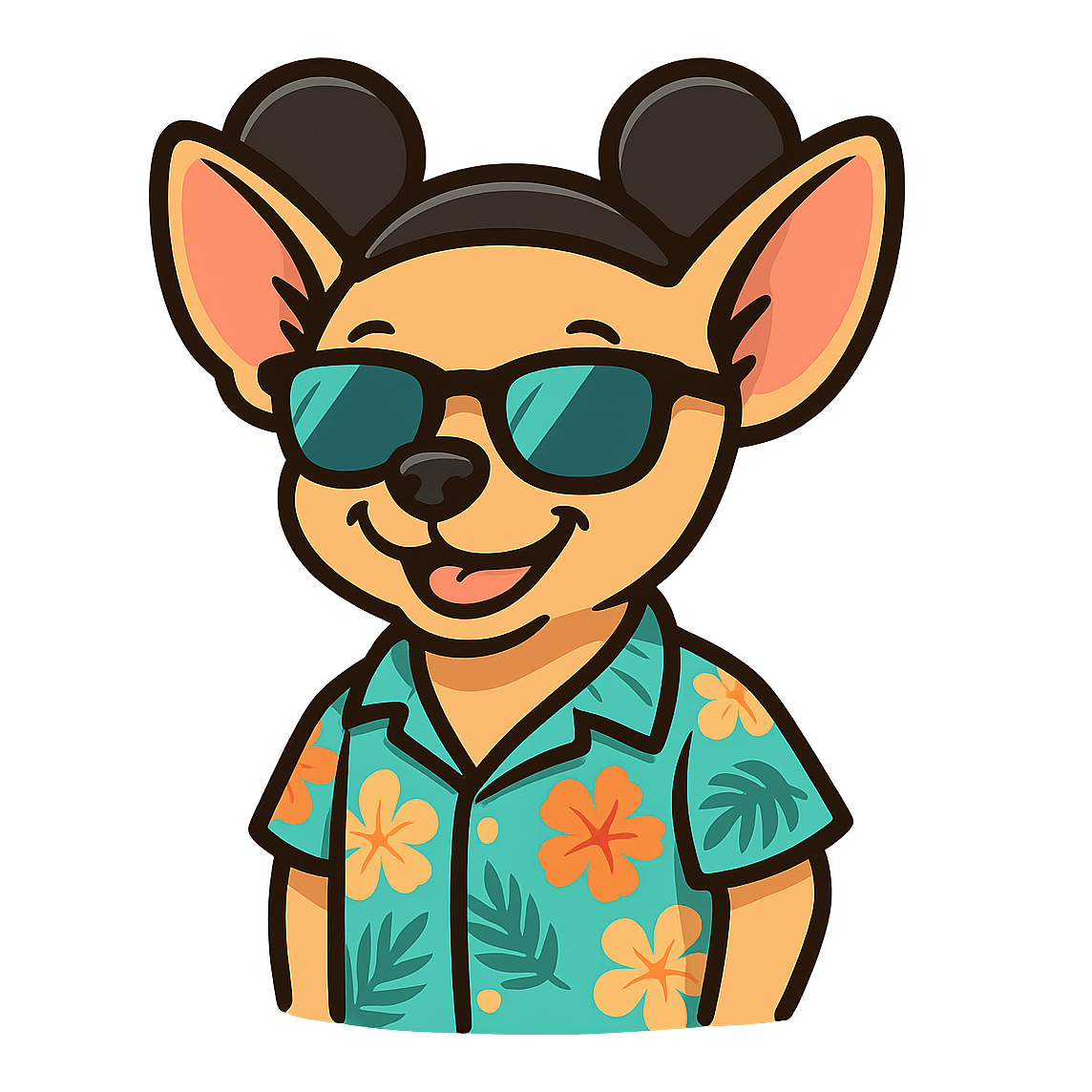 Magic Fawn Chihuahua - Bordered Artwork