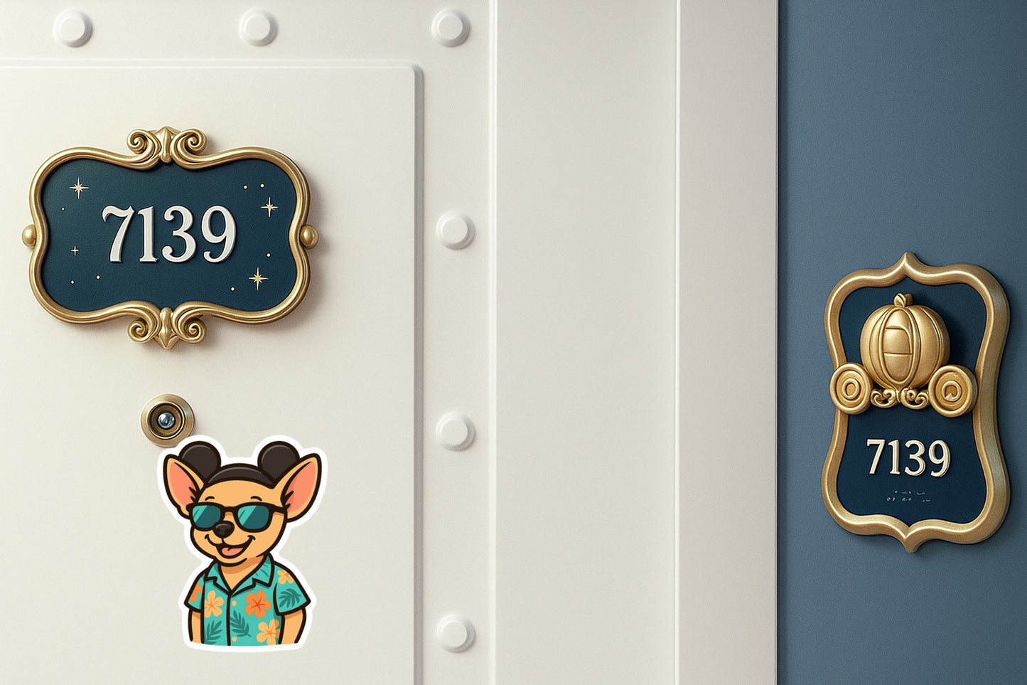 Magic Fawn Chihuahua - Door Style 2 Mockup