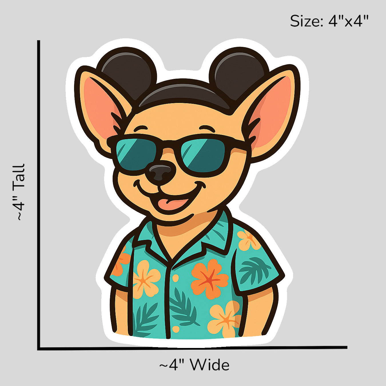 Magic Fawn Chihuahua - Size Reference Mockup