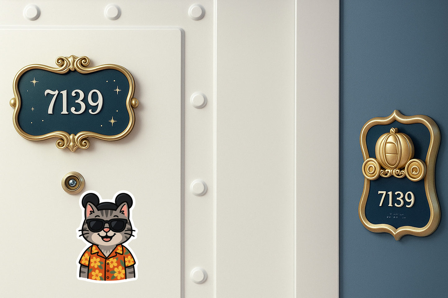 Magic Gray Tabby - Door Style 2 Mockup