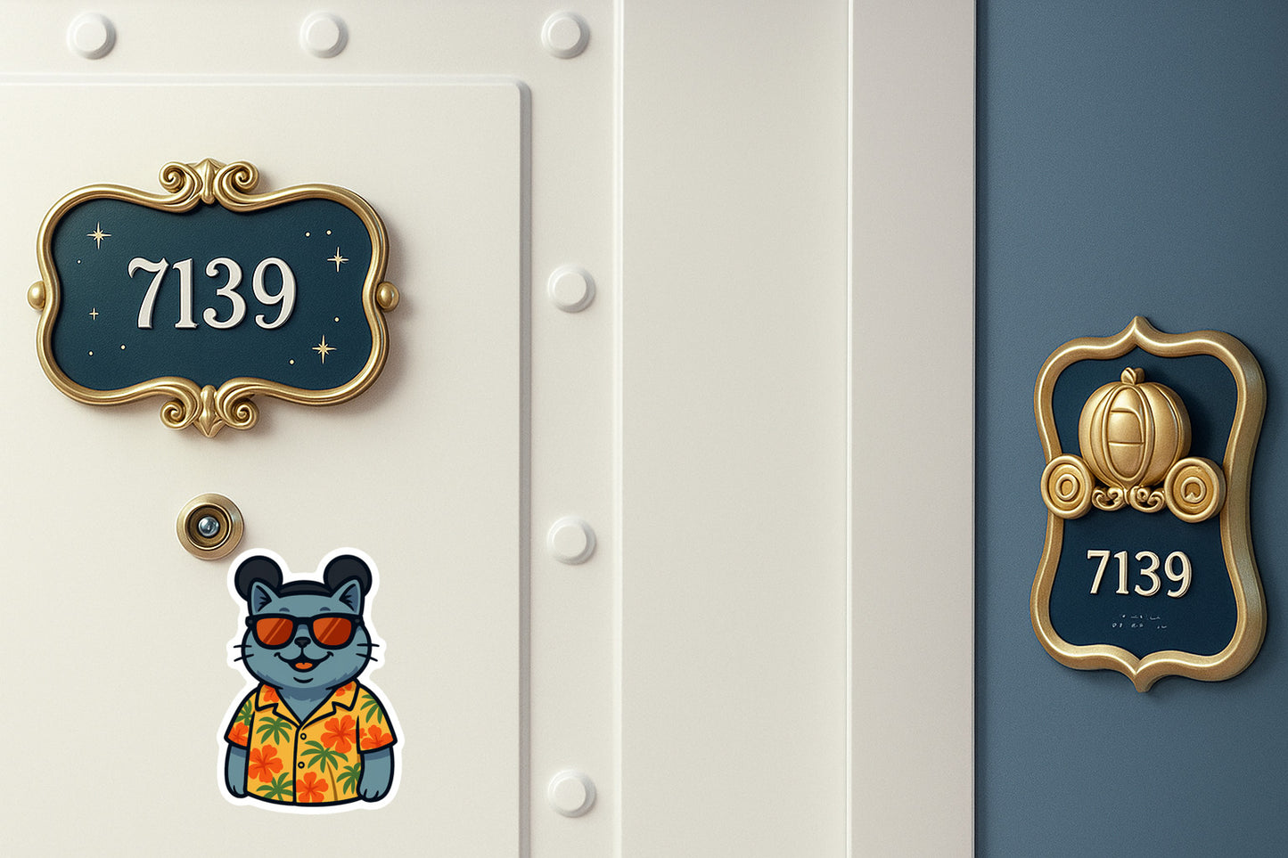 Magic British Shorthair - Door Style 2 Mockup