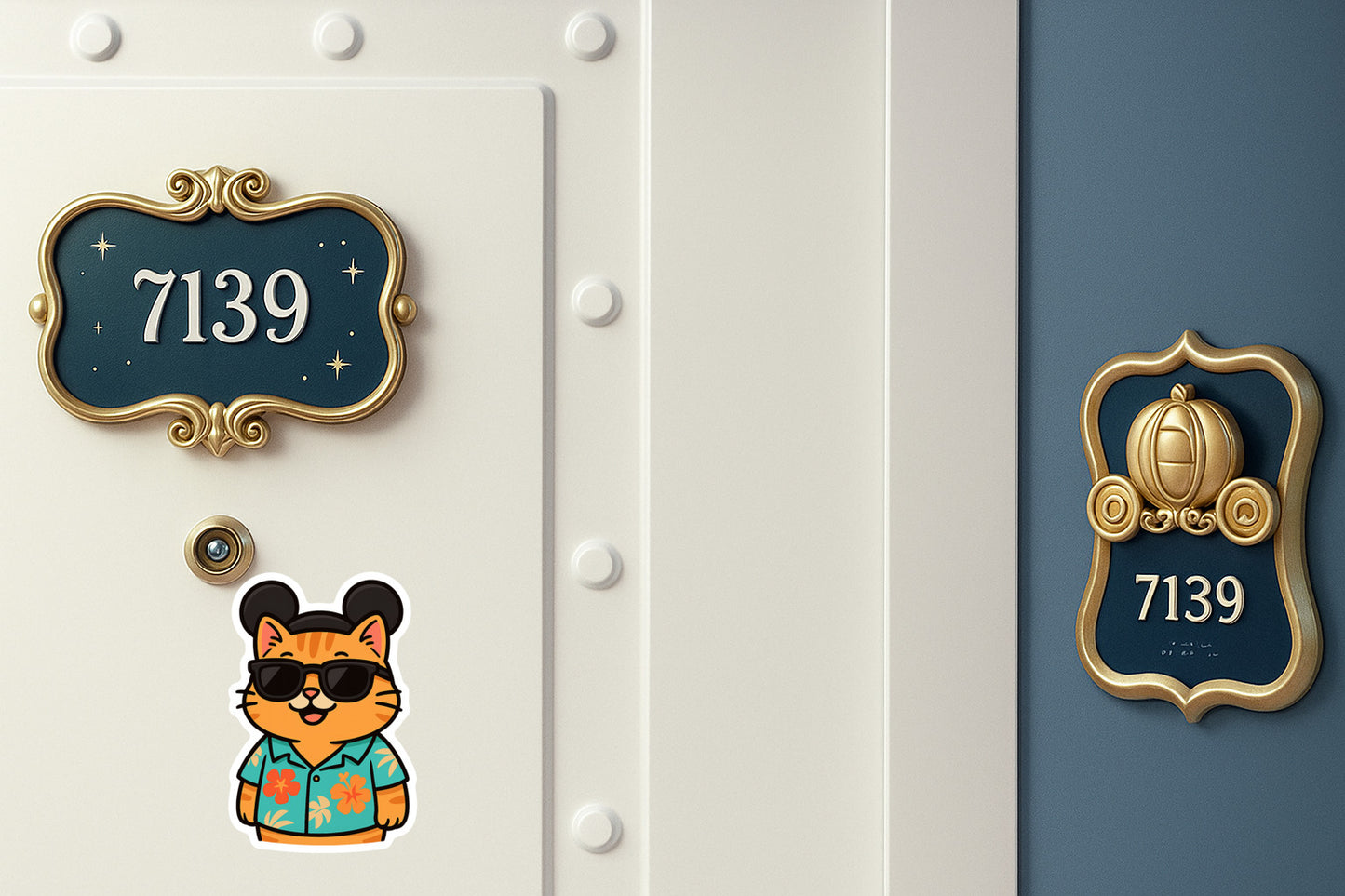 Magic Munchkin Cat - Door Style 2 Mockup