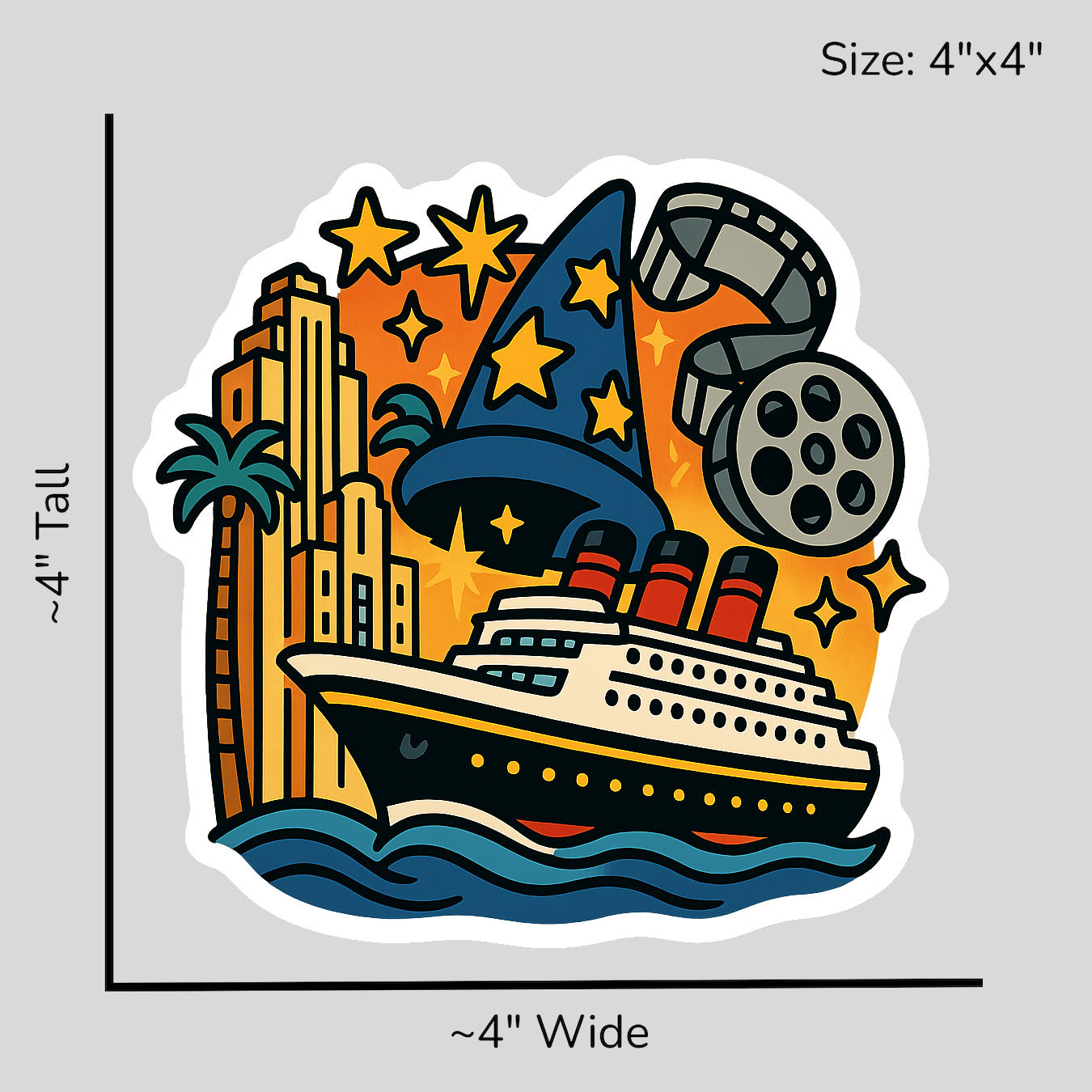 Studio Seas Adventure - Size Reference Mockup