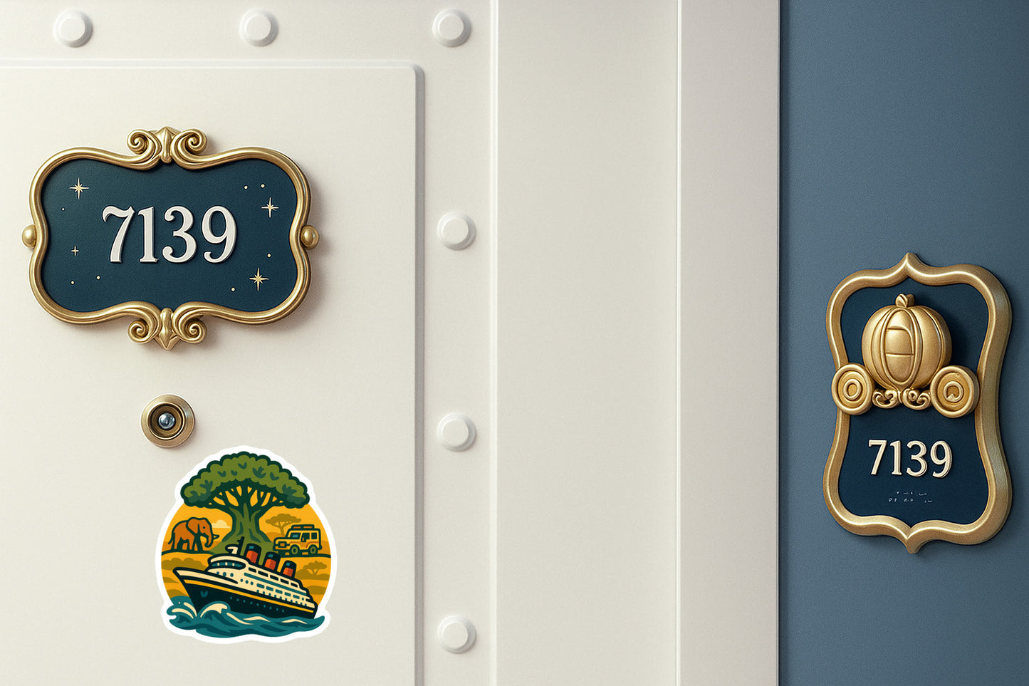 Safari Kingdom Voyage - Door Style 2 Mockup