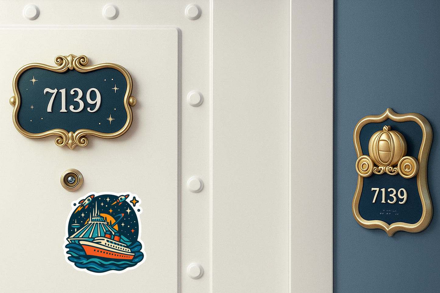 Cosmic Voyage Cruise - Door Style 2 Mockup