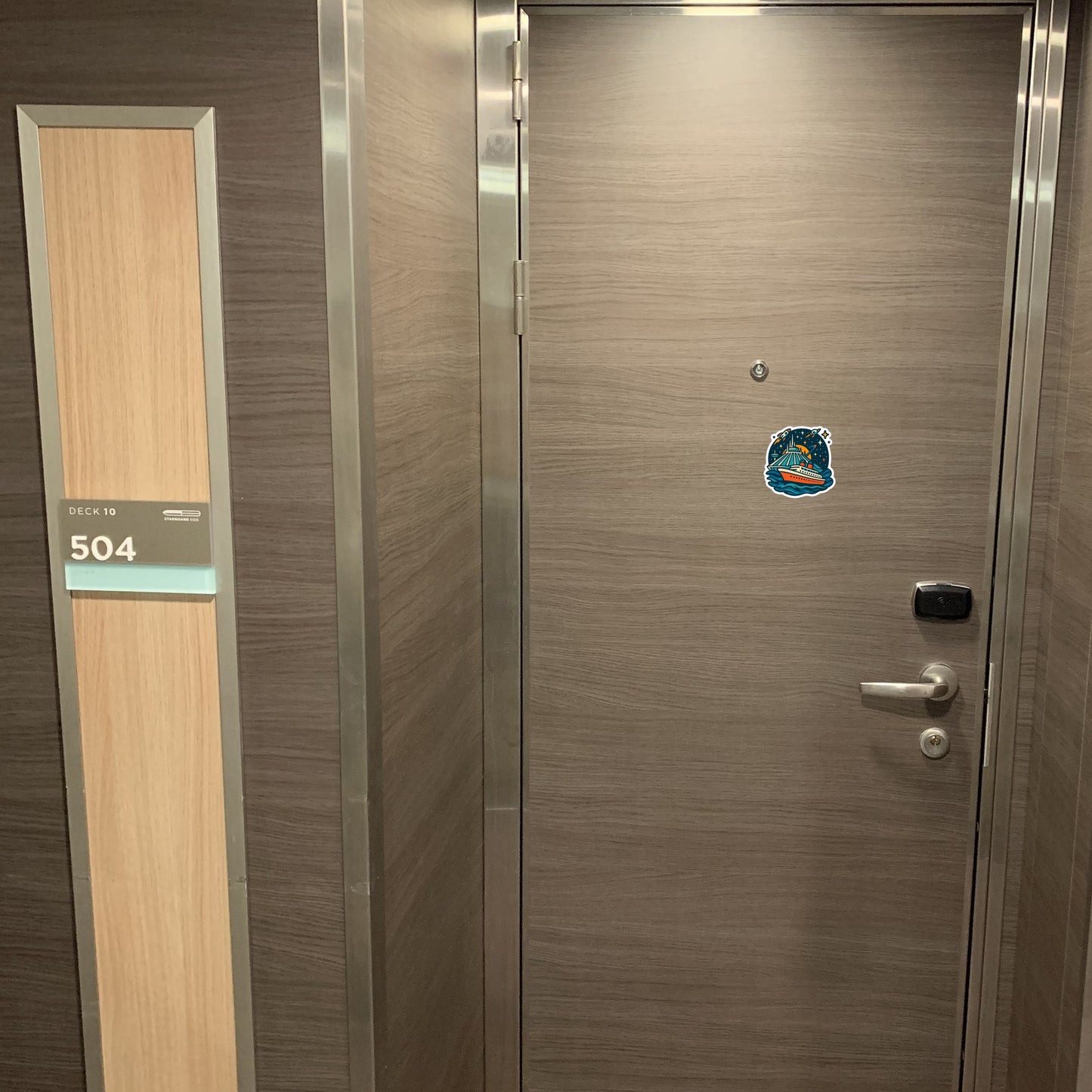 Cosmic Voyage Cruise - Door Style Mockup