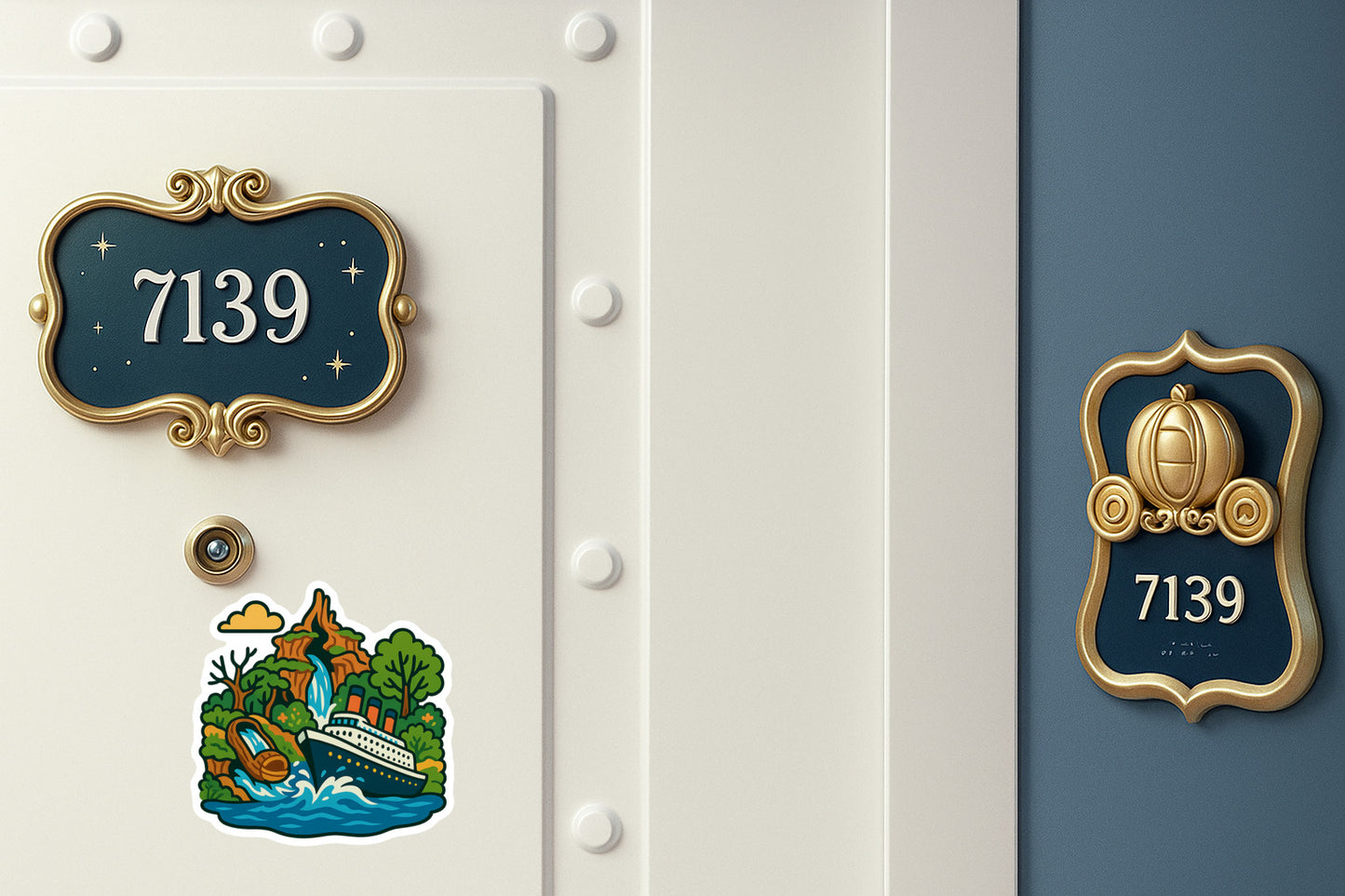 Waterfall Rapids Voyage - Door Style 2 Mockup