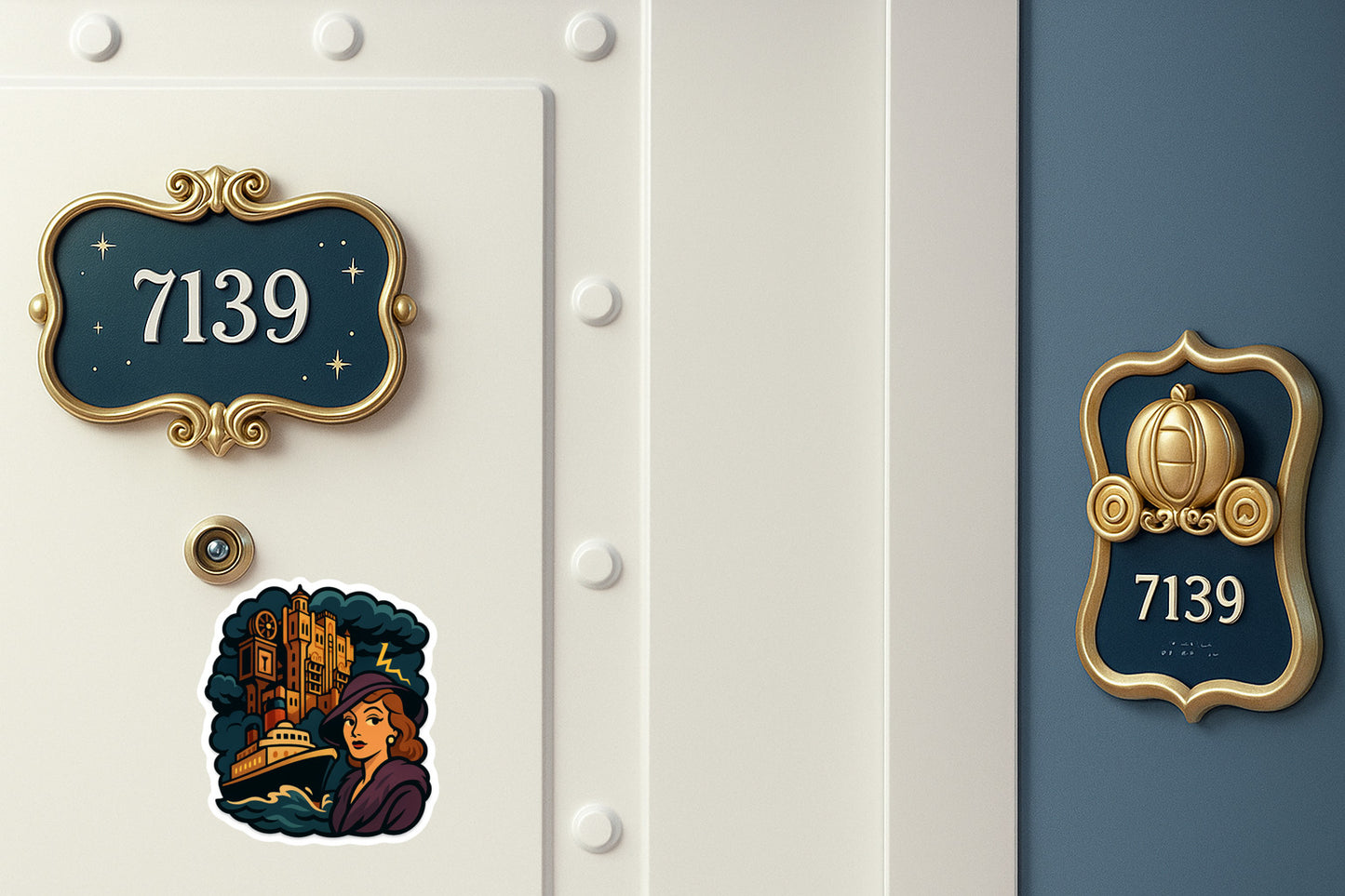 Hollywood Tower Cruise - Door Style 2 Mockup