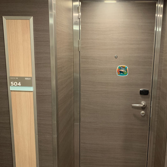 Monsters on a Cruise - Door Style Mockup