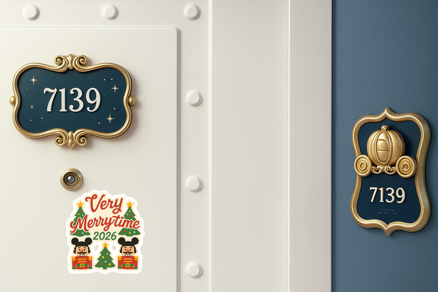 Very Merry Christmastime 2026 - Door Style 2 Mockup