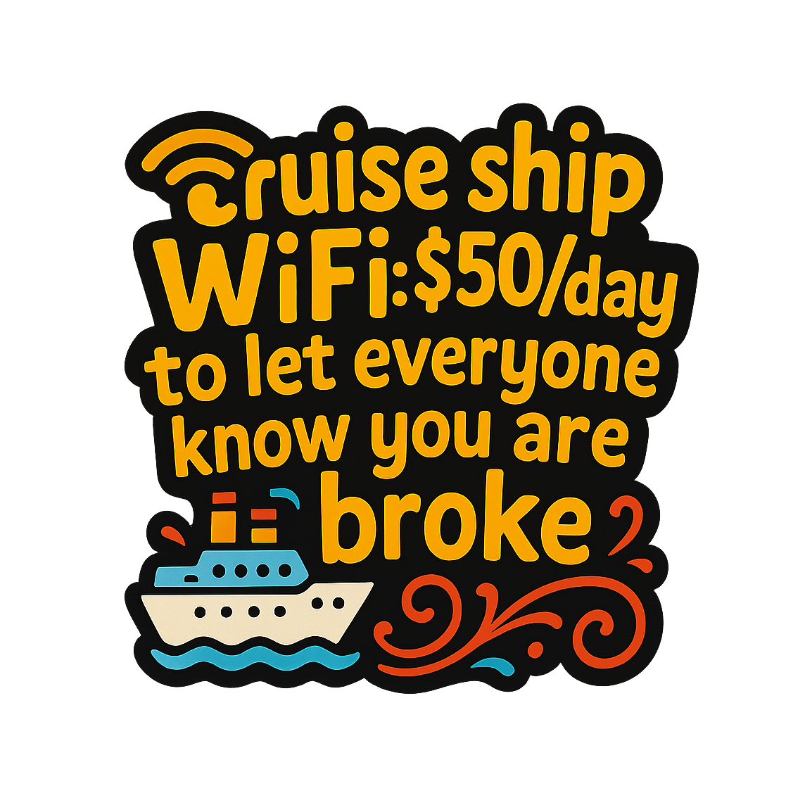WiFi Highway Robbery - Bordered Artwork