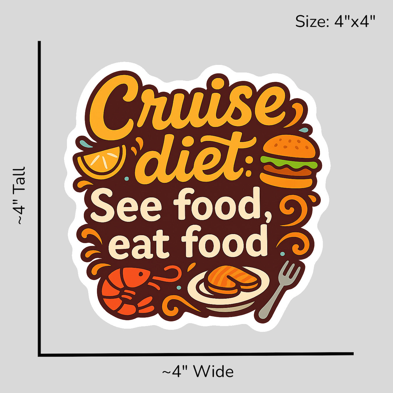 See Food Diet - Size Reference Mockup