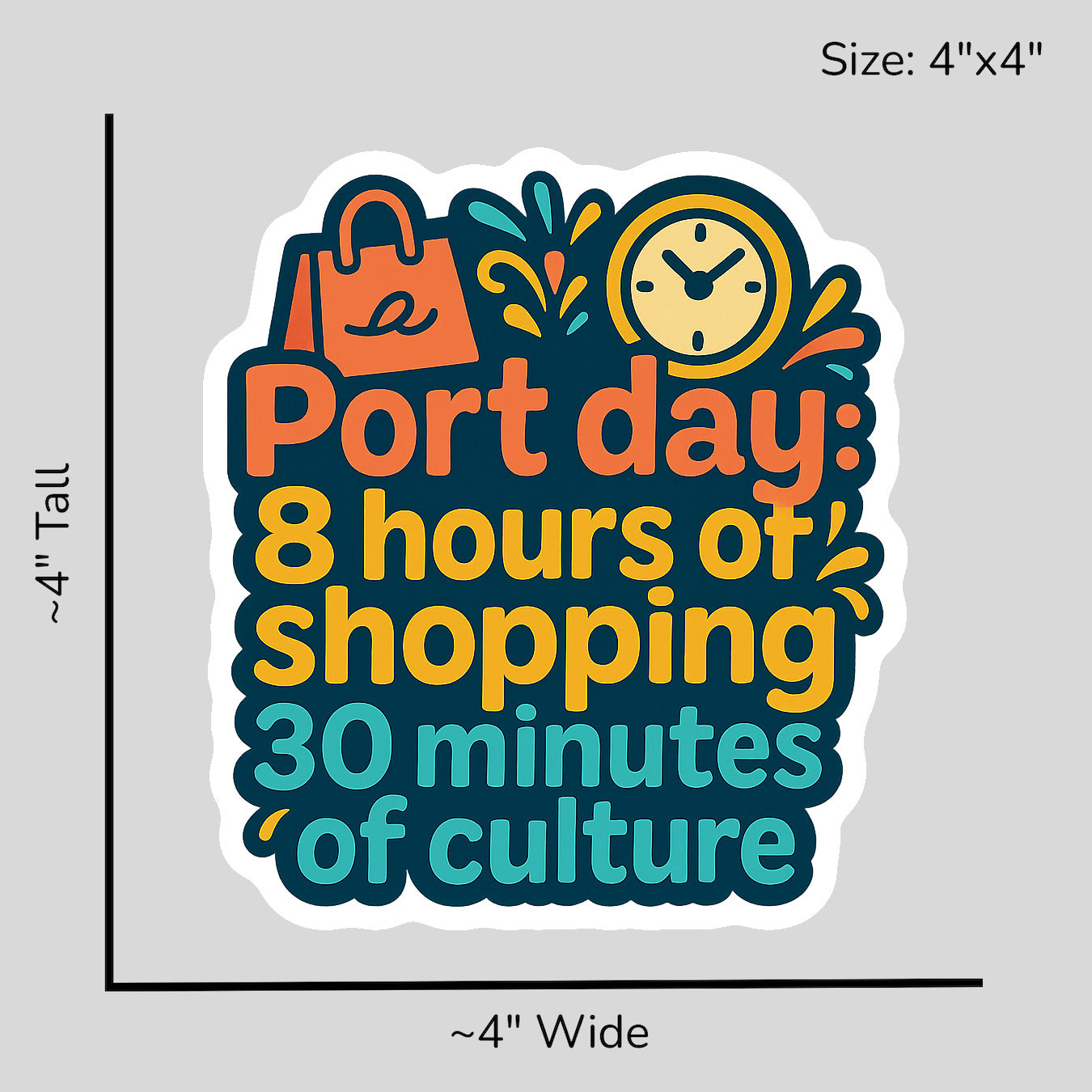 Port Day Priorities - Size Reference Mockup