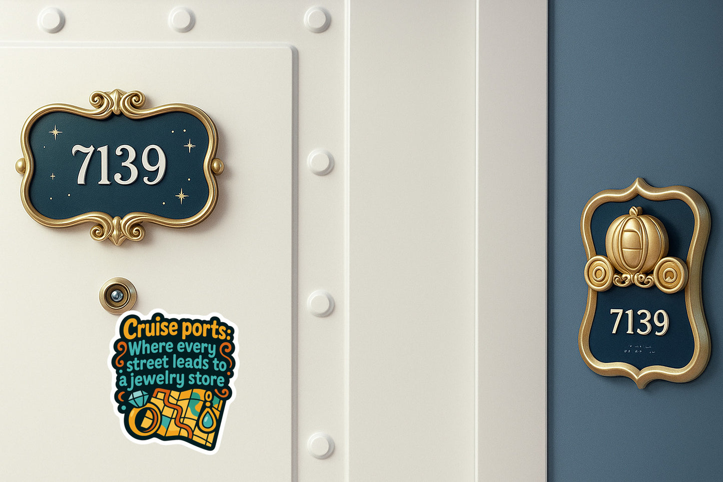 Jewelry Store Streets - Door Style 2 Mockup