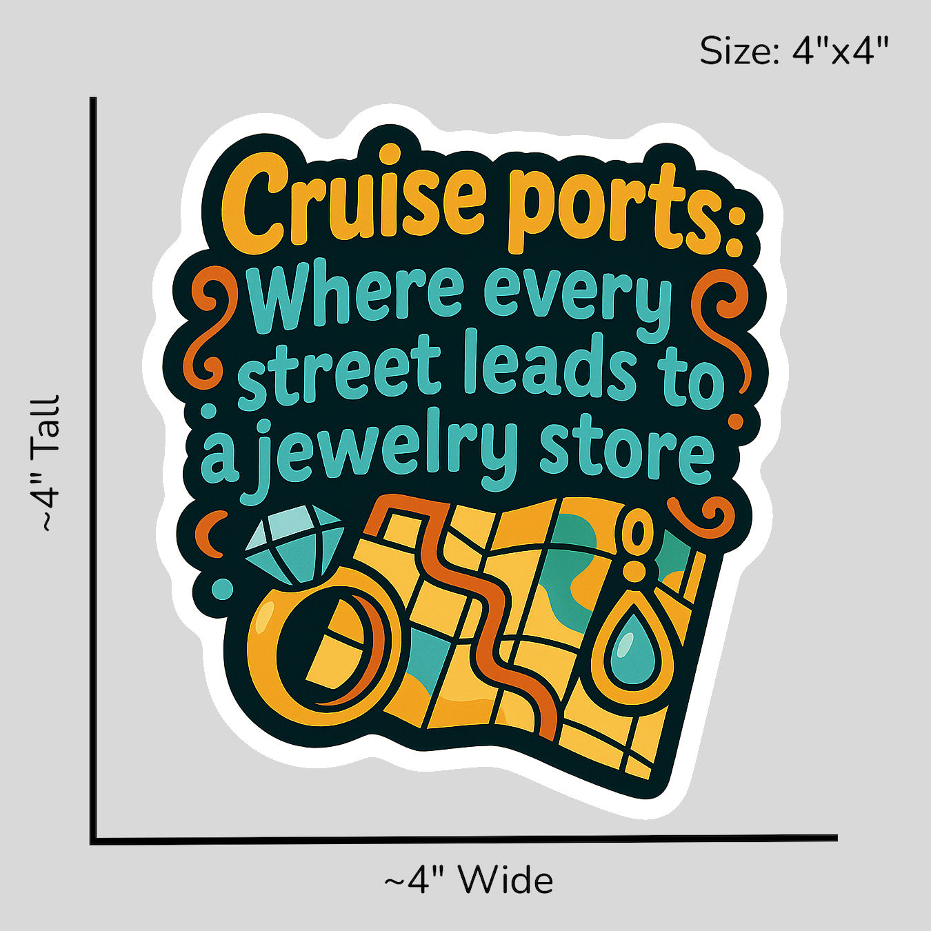 Jewelry Store Streets - Size Reference Mockup