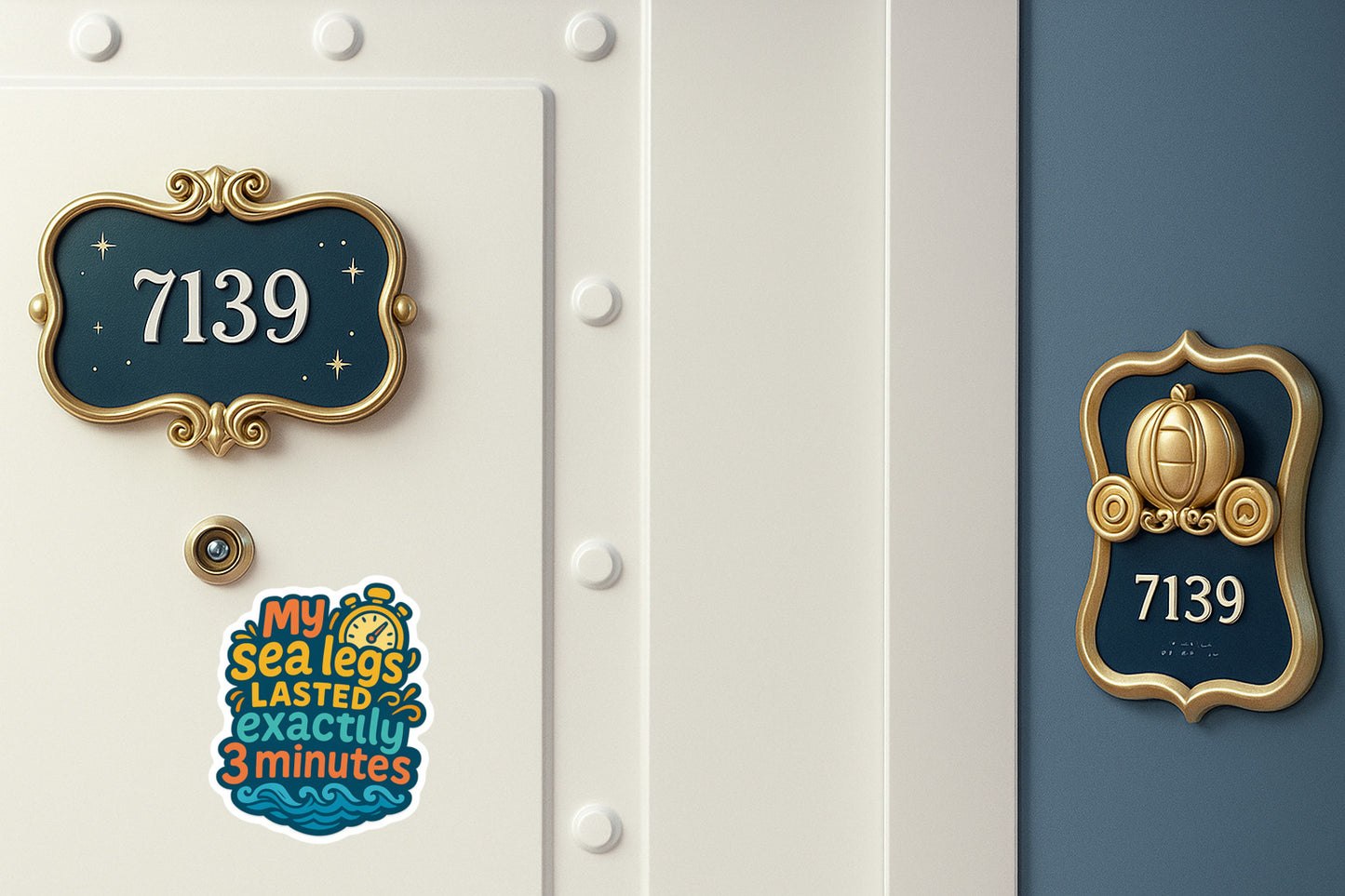 Three Minute Sea Legs - Door Style 2 Mockup