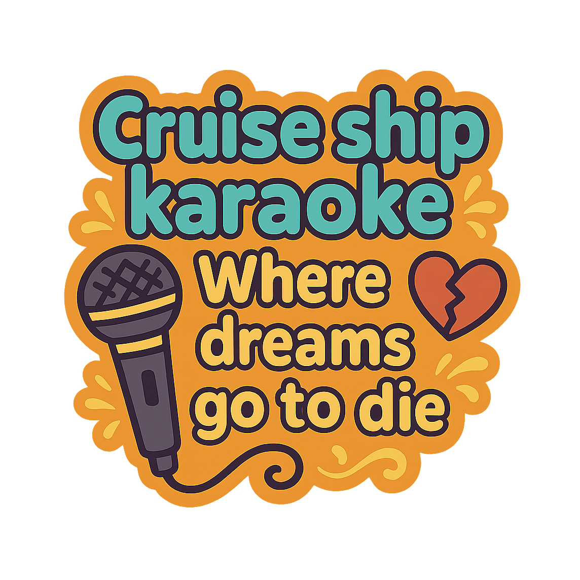 Karaoke Dream Killer - Bordered Artwork