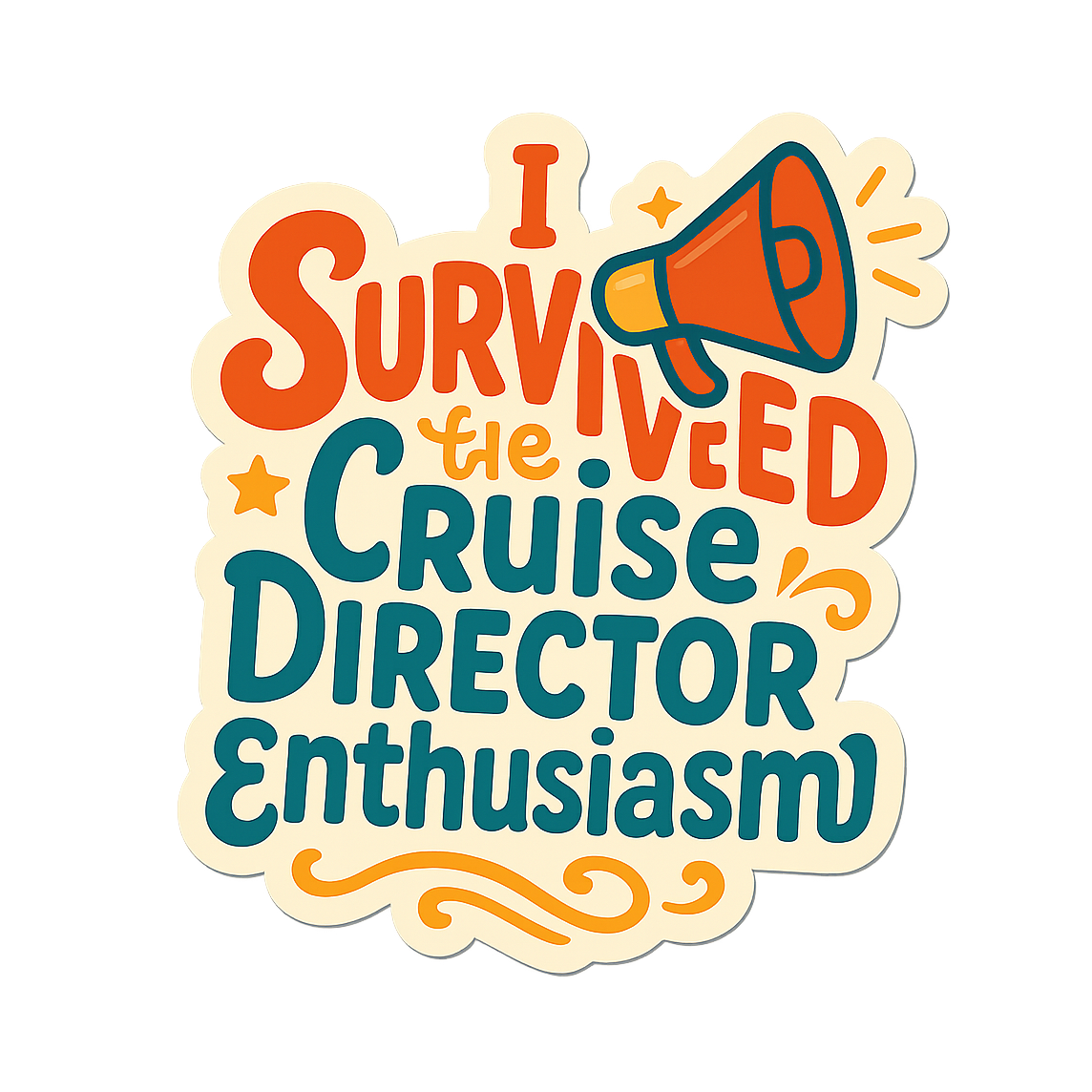 Enthusiasm Survivor - Bordered Artwork