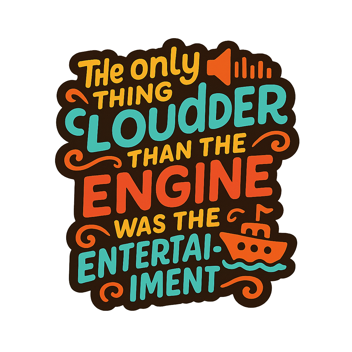 Engine vs Entertainment - Bordered Artwork