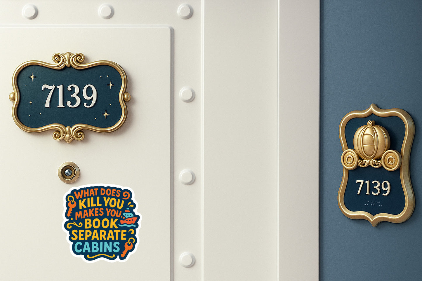 Separate Cabins Wisdom - Door Style 2 Mockup