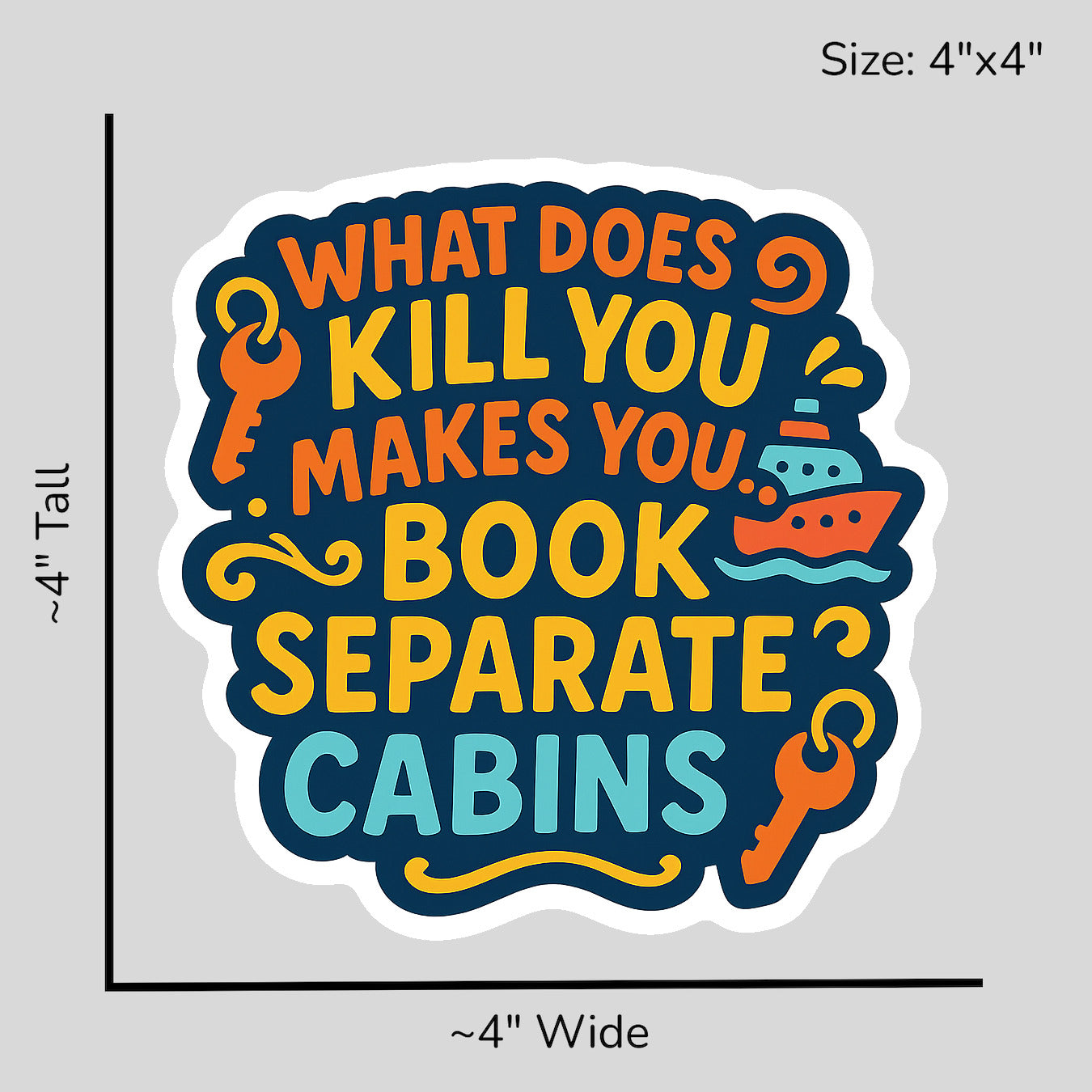 Separate Cabins Wisdom - Size Reference Mockup