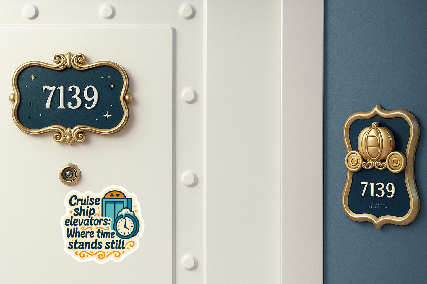 Time Stands Still Elevators - Door Style 2 Mockup