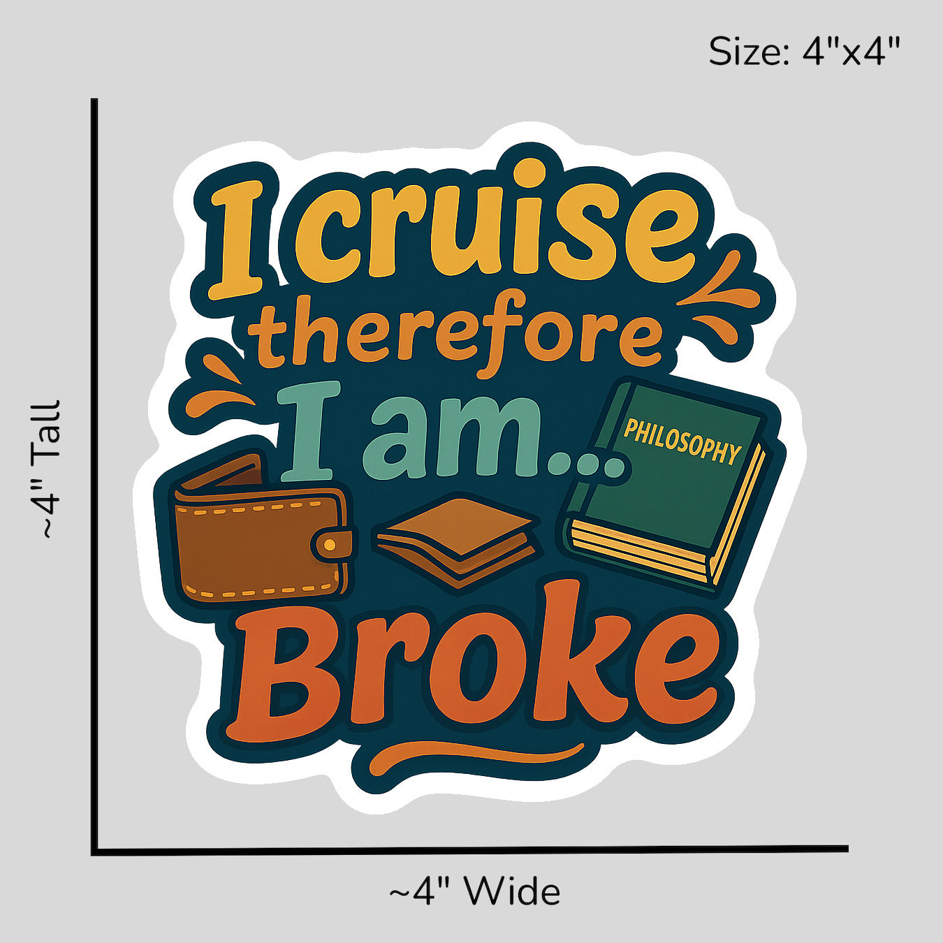 Cruise Therefore Broke - Size Reference Mockup