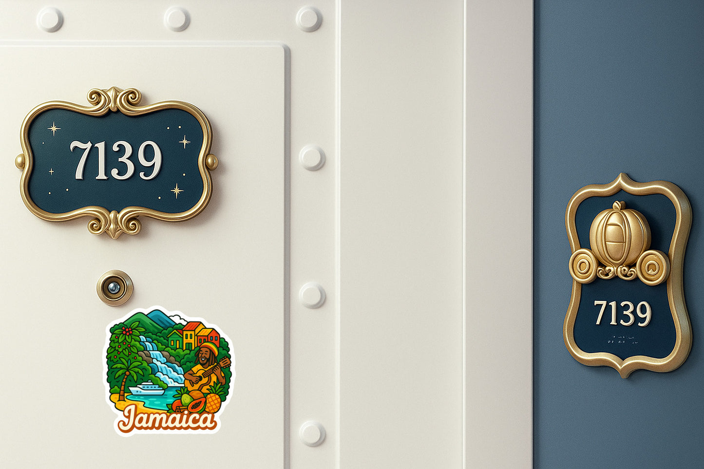 Island Vibes Jamaica - Door Style 2 Mockup