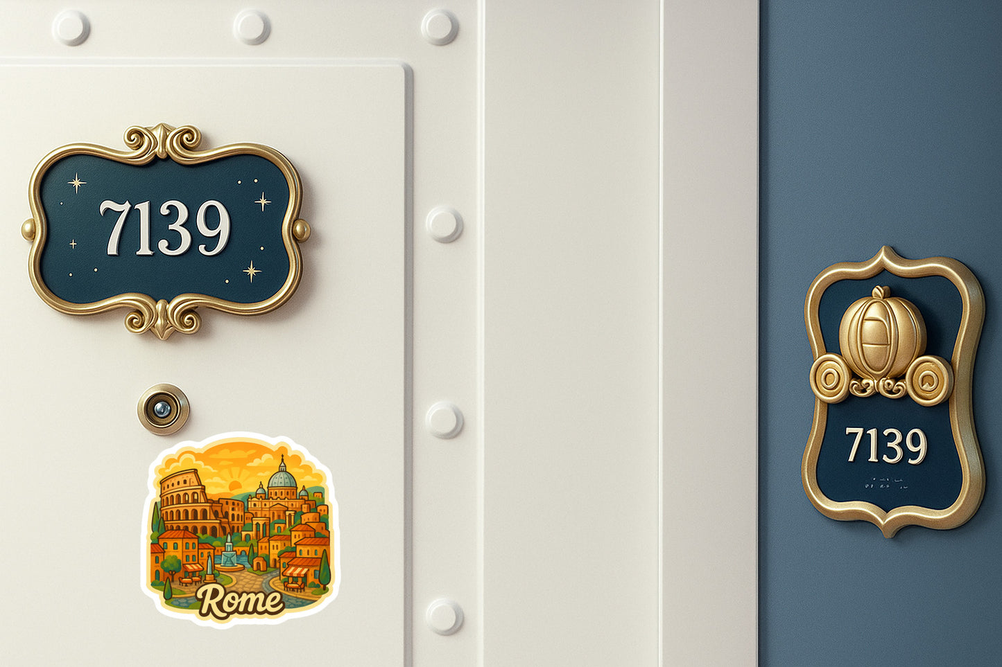 Rome Romance - Door Style 2 Mockup
