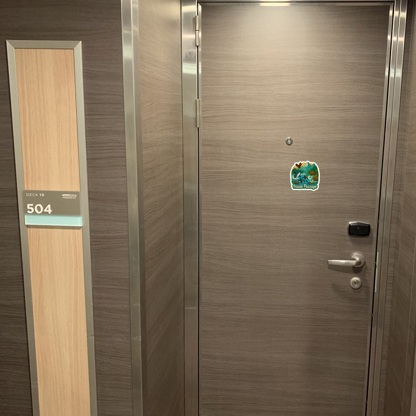 Alaskan Inside Passage Wildlife - Door Style Mockup