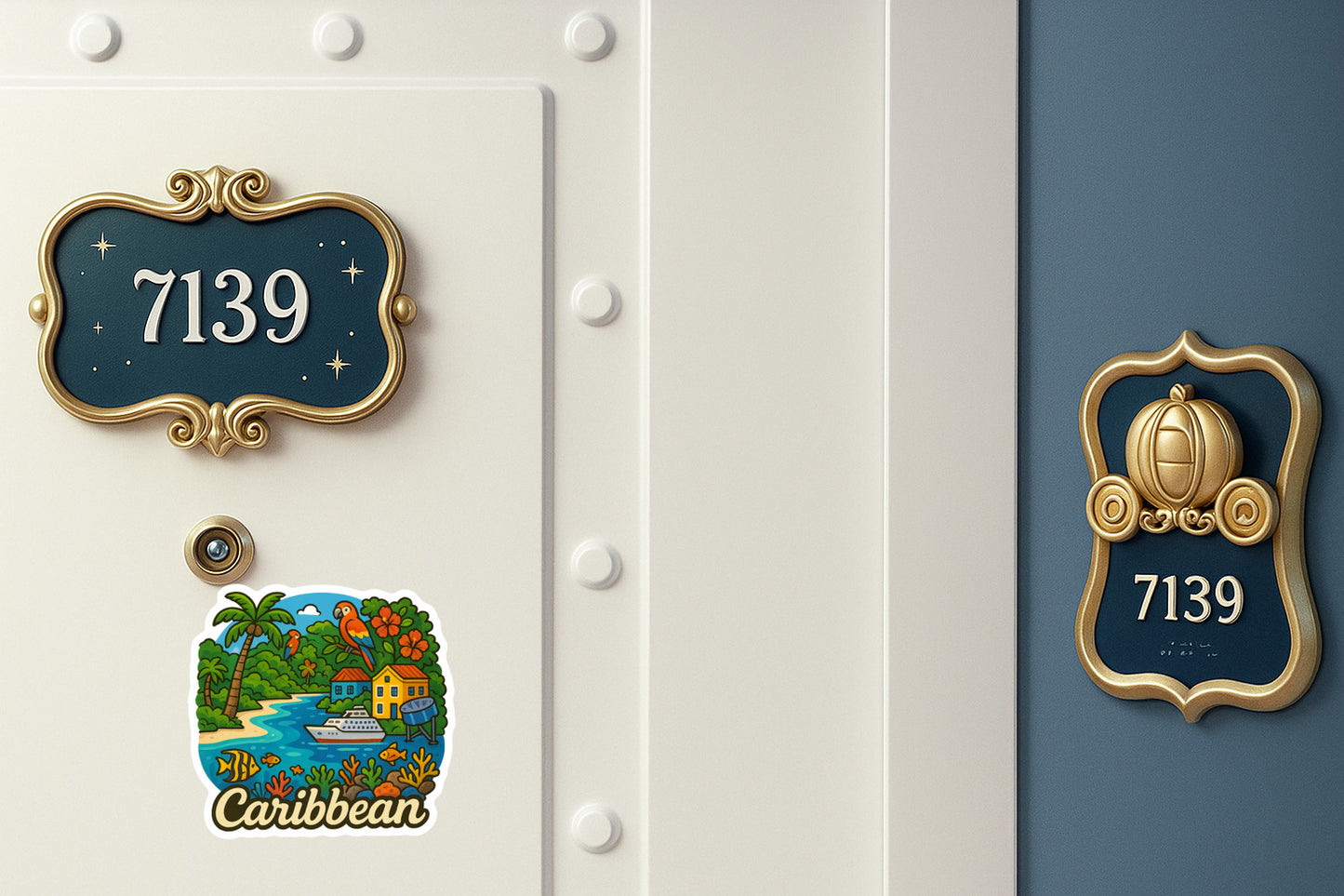 Southern Caribbean Treasures - Door Style 2 Mockup