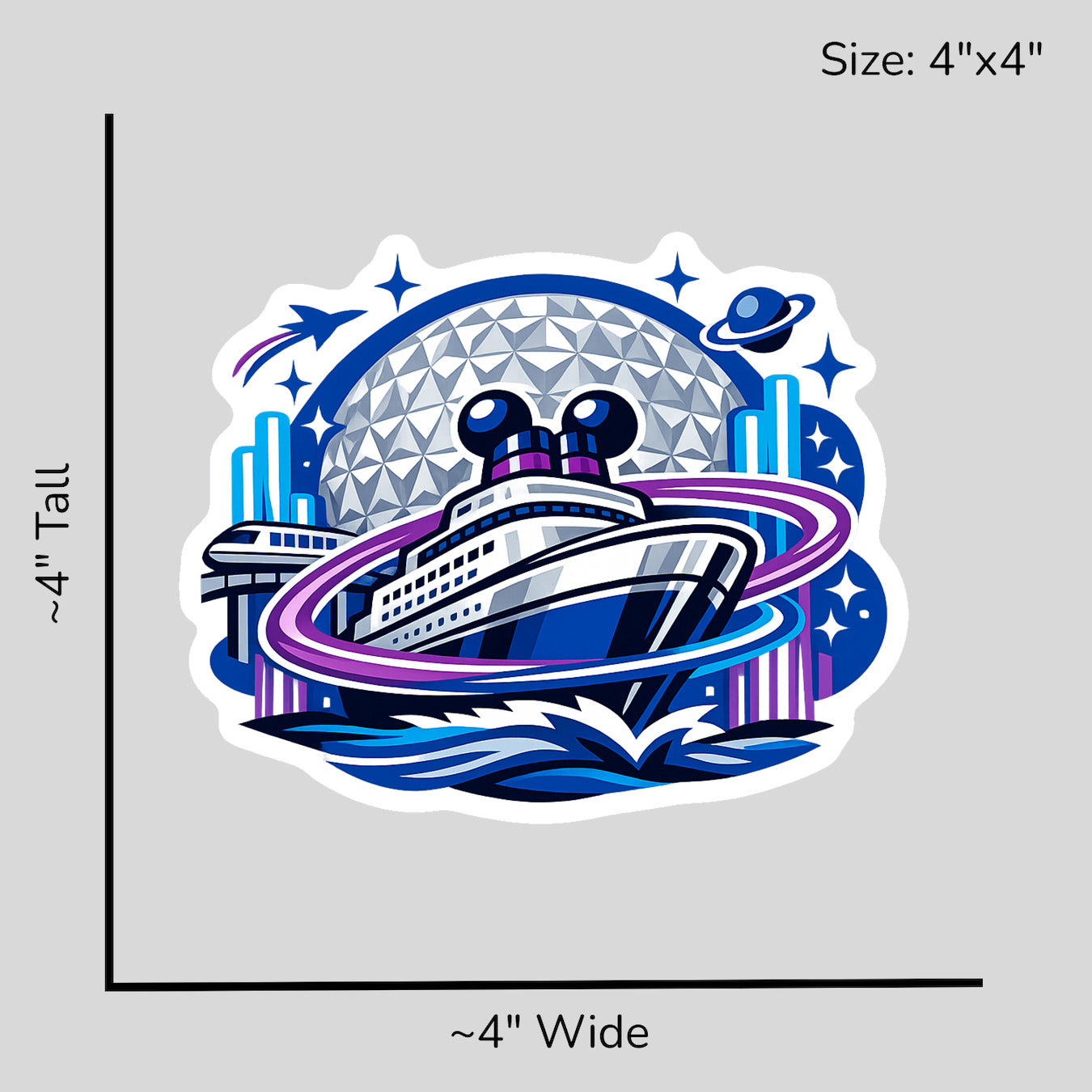 Studio Seas Adventure - Size Reference Mockup