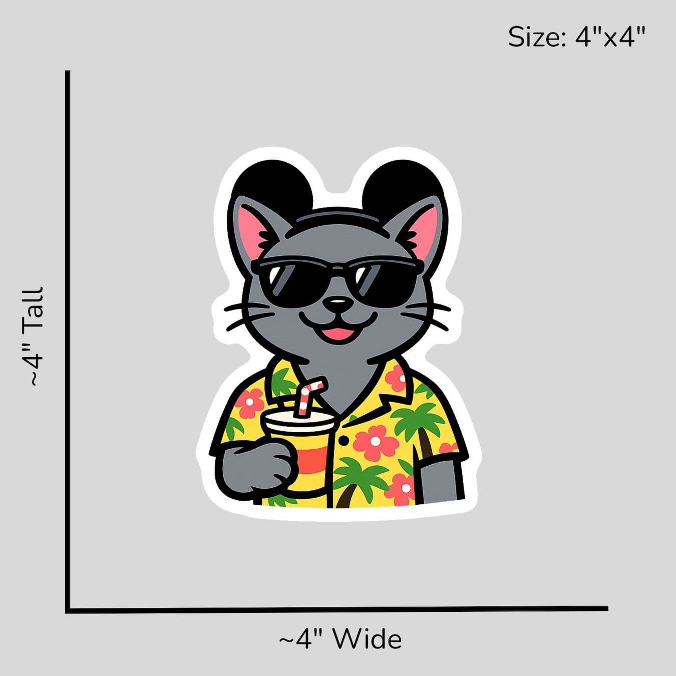 Magic Russian Blue - Size Reference Mockup