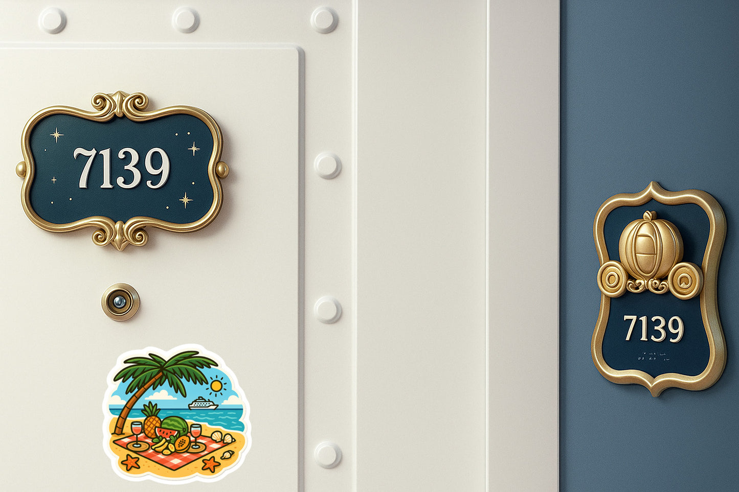 Tropical Honeymoon - Door Style 2 Mockup