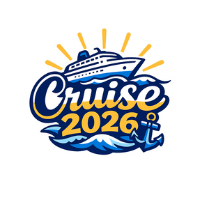 Cruise 2026 - Bordered Artwork