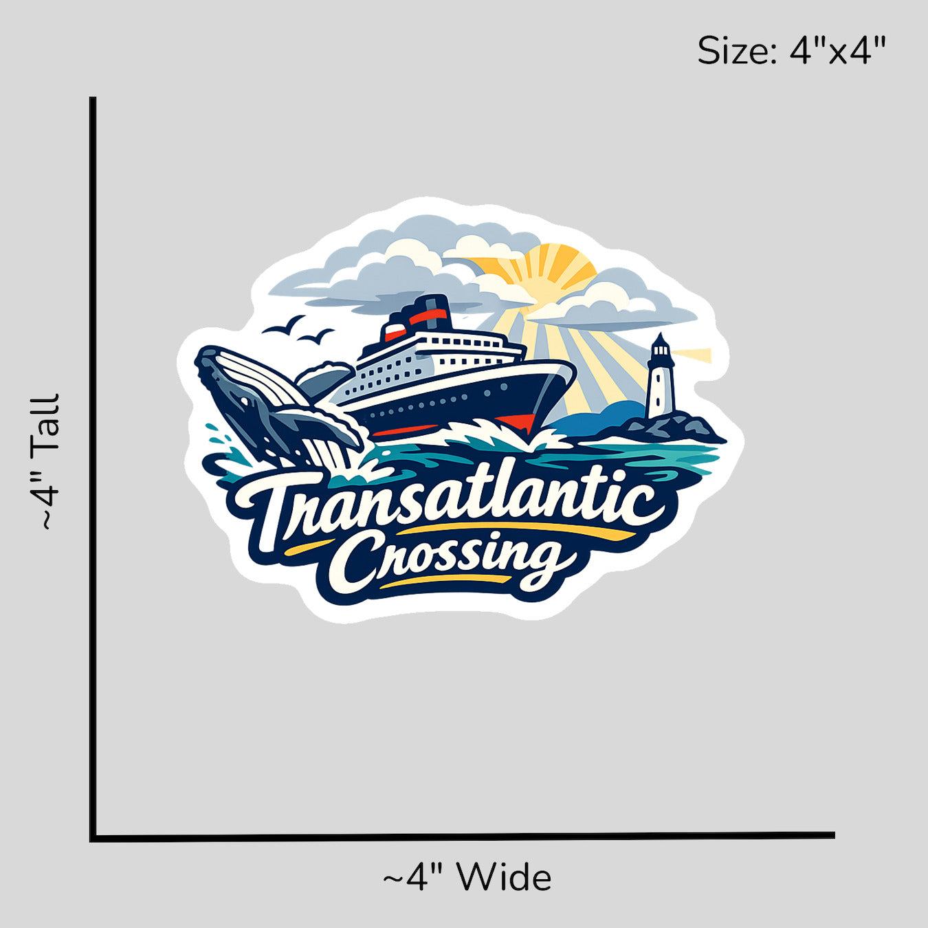 Transatlantic Crossing - Size Reference Mockup