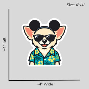 Magic Cream Chihuahua - Size Reference Mockup