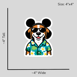 Magic Tricolor Beagle - Size Reference Mockup