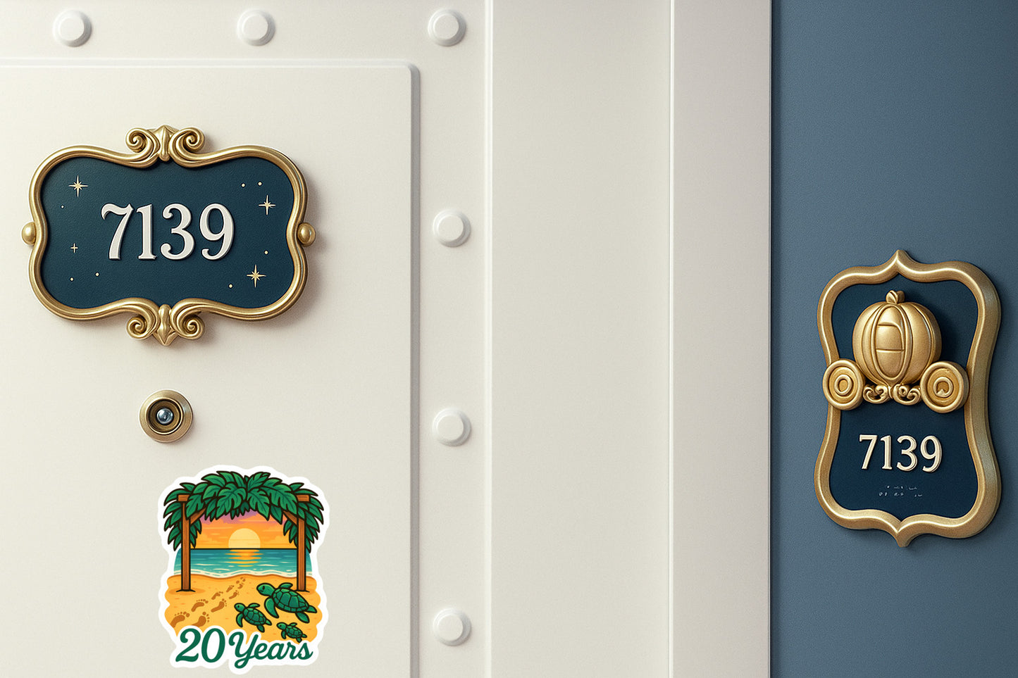 20 Years Strong - Door Style 2 Mockup