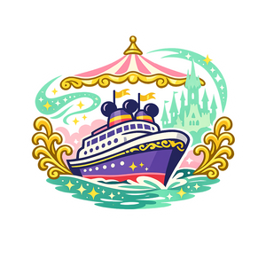 Carousel Dreams Cruise - Bordered Artwork