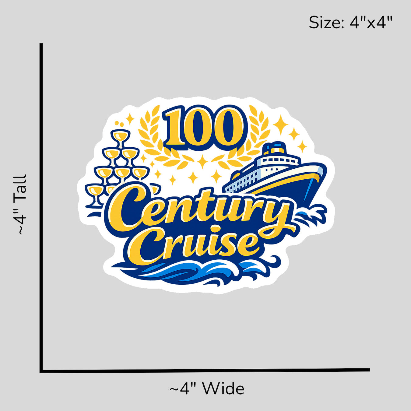 Century Cruise - Size Reference Mockup