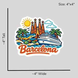Barcelona Brilliance - Size Reference Mockup